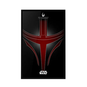Wall Display Frame for LEGO® Star Wars™ The Mandalorian's N-1 Starfighter™ 75442