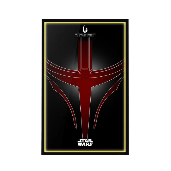 Wall Display Frame for LEGO® Star Wars™ The Mandalorian's N-1 Starfighter™ 75442