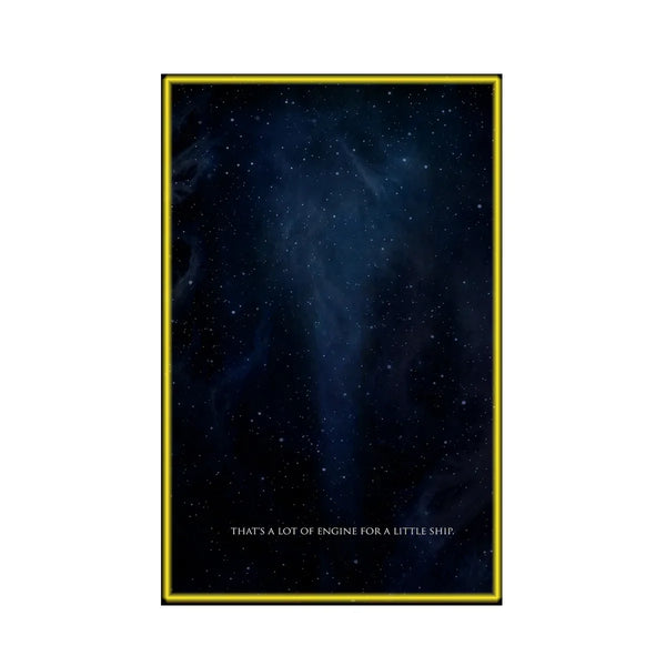 Wall Display Frame for LEGO® Star Wars™ The Mandalorian's N-1 Starfighter™ 75442