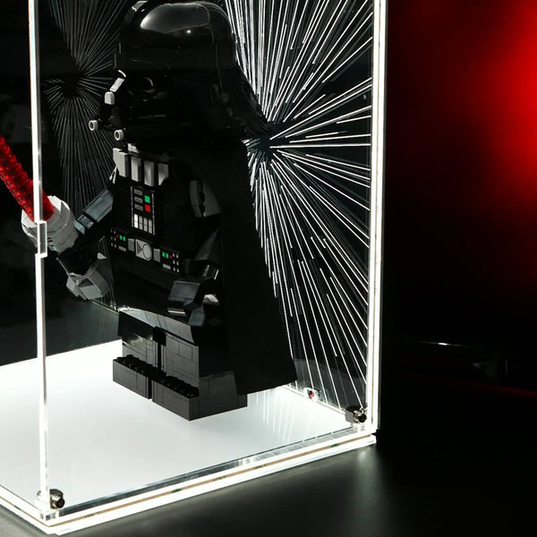 Acrylic Display Case for LEGO® Star Wars™ Up-Scaled Darth Vader™ Minifigure 75461