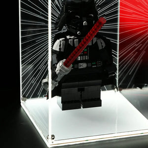 Acrylic Display Case for LEGO® Star Wars™ Up-Scaled Darth Vader™ Minifigure 75461