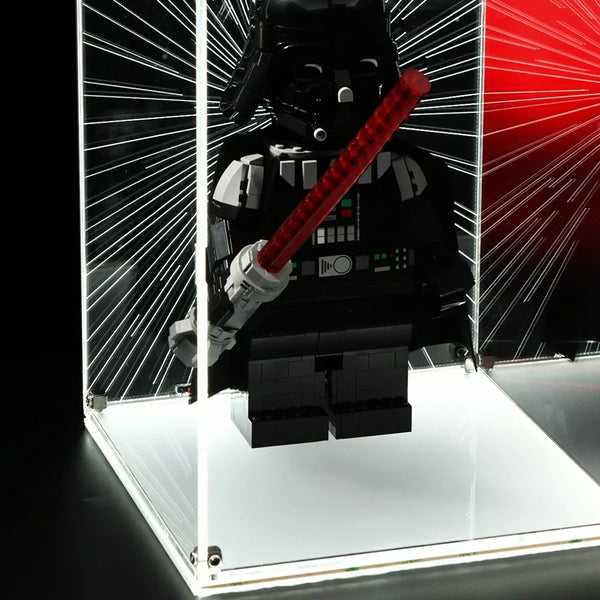 Acrylic Display Case for LEGO® Star Wars™ Up-Scaled Darth Vader™ Minifigure 75461