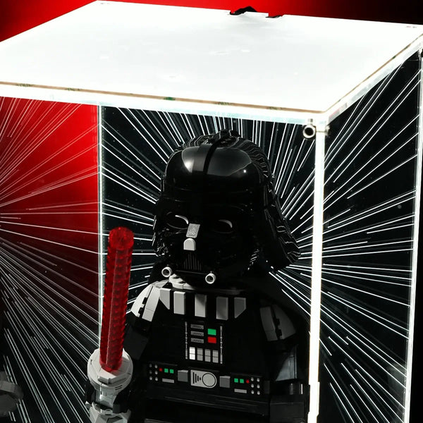 Acrylic Display Case for LEGO® Star Wars™ Up-Scaled Darth Vader™ Minifigure 75461