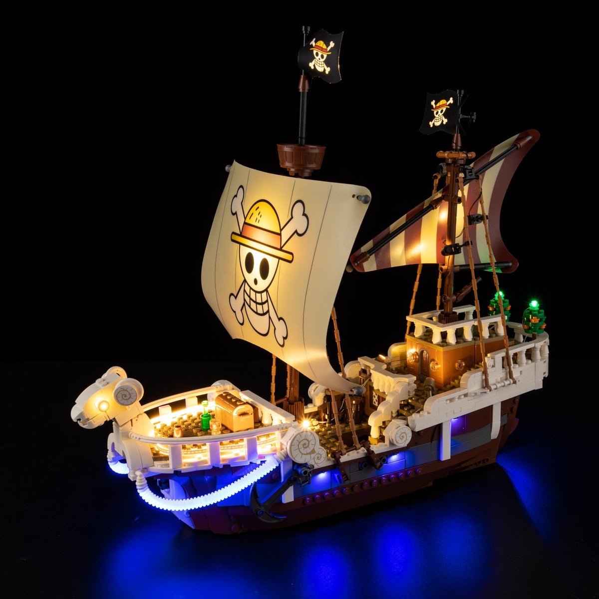 LEGO Icons The Going Merry Pirate Ship 75639 LED Light Kit - lights on