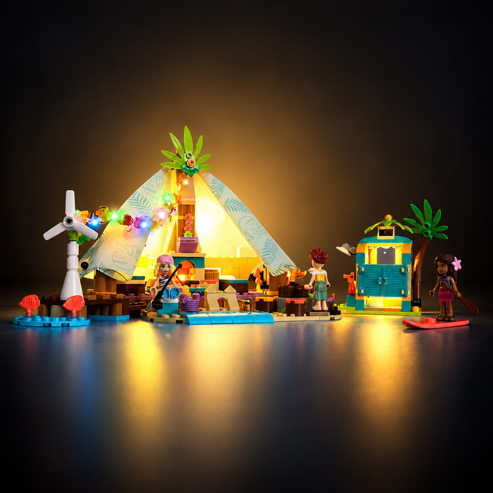 Light Kit Compatible with LEGO® Beach Glamping Set 41700