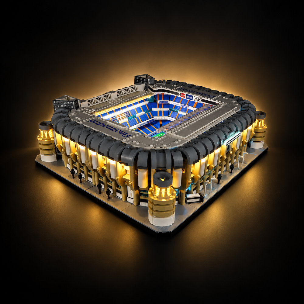 Light Kit Compatible with LEGO® Real Madrid Santiago Bernabéu Stadium Set 10299