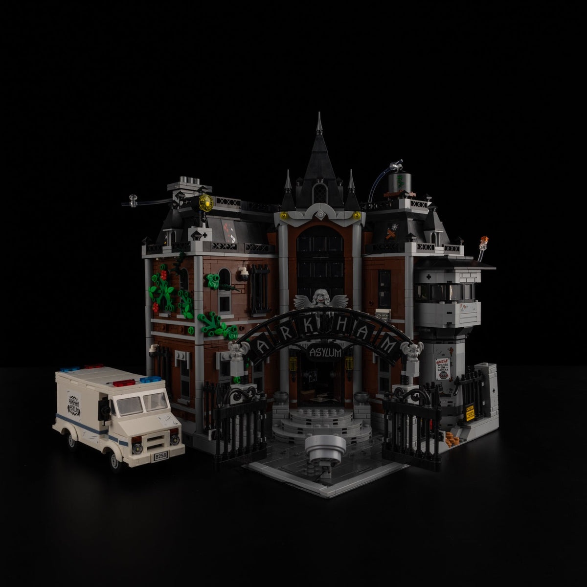 LEGO Batman Arkham Asylum 76300 LED Light Kit - lights off