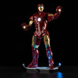 Light Kit Compatible with LEGO® Iron Man Mark 3 Collectors' Edition Set 76344