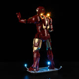 Light Kit Compatible with LEGO® Iron Man Mark 3 Collectors' Edition Set 76344