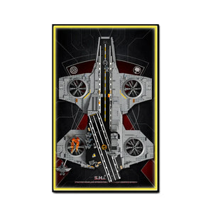 Wall Display Frame for LEGO® S.H.I.E.L.D. Helicarrier 76354