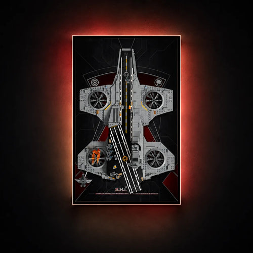 Wall Display Frame for LEGO® S.H.I.E.L.D. Helicarrier 76354