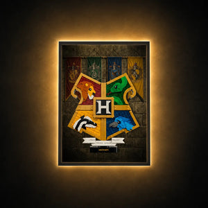 Wall Display Frame for Lego® Hogwarts™ House Crest 76462