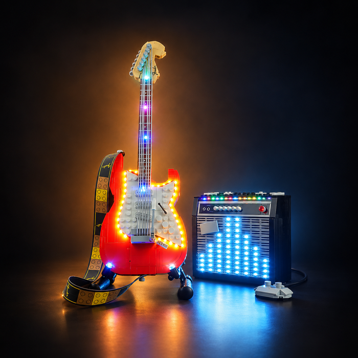 Light Kit Compatible with LEGO® Fender® Stratocaster™ Set 21329
