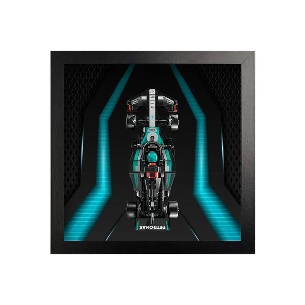 Wall-Mount Display case for LEGO® Speed F1 series | Neon Circuit（77242-77251）
