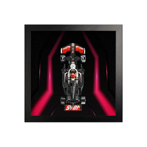 Wall-Mount Display case for LEGO® Speed F1 series | Neon Circuit（77242-77251）