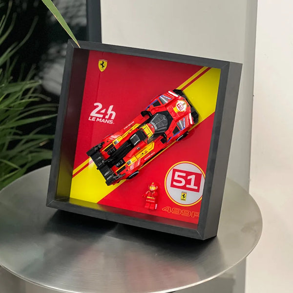 LEGO® Car Display Cases – F1, Supercars & Speed Champions Wall Frames(77258-77262)