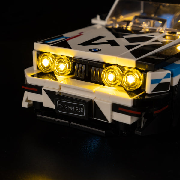 Light Kit For LEGO® BMW M3 (E30) #77263 - View 9 - brkox