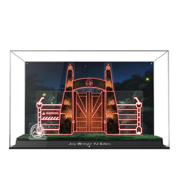 Acrylic Display Case for LEGO® Jurassic Park Jeep® Wrangler 77984