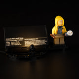 LEGO Jurassic Park Jeep Wrangler 77984 LED light kit view 6