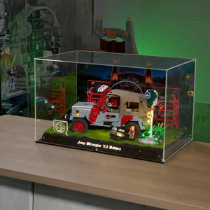 Acrylic Display Case for LEGO® Jurassic Park Jeep® Wrangler 77984