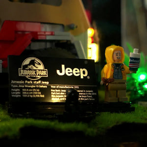 Acrylic Display Case for LEGO® Jurassic Park Jeep® Wrangler 77984