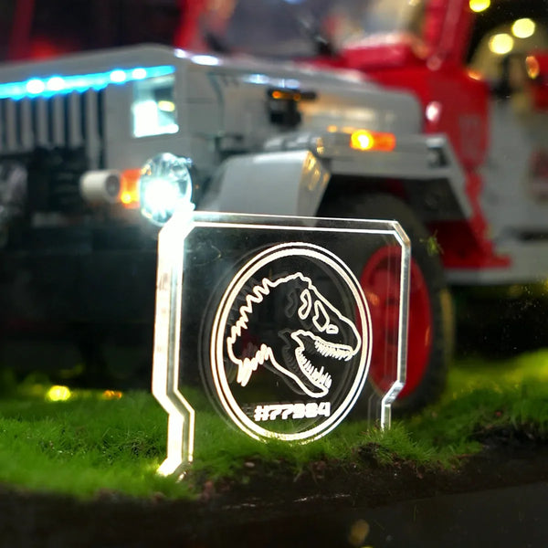 Acrylic Display Case for LEGO® Jurassic Park Jeep® Wrangler 77984