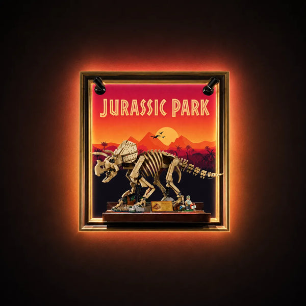 Wall Display Frame for LEGO® Jurassic World™ Dinosaur Fossils: Triceratops 77985