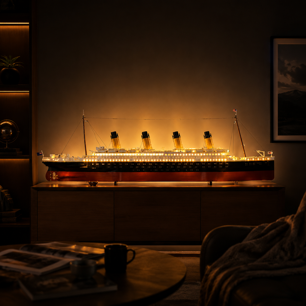 Light Kit Compatible with LEGO® Icons Titanic Set Set 10294 - View 7 - brkox