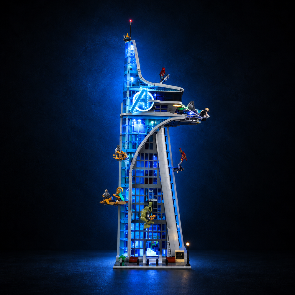 Light Kit Compatible with LEGO® Marvel Avengers™ Tower Set 76269