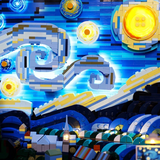 Light Kit Compatible with LEGO® Vincent van Gogh – The Starry Night Set 21333