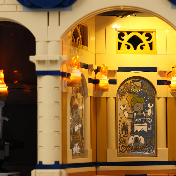 LEGO Disney Castle 43222 LED light kit installation guide