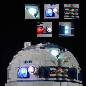 Light Kit Compatible with LEGO® R2-D2™ Set 75308