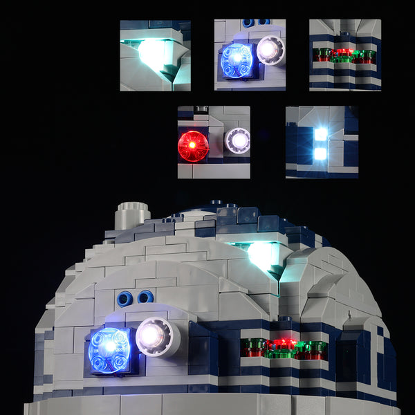 Light Kit Compatible with LEGO® R2-D2™ Set 75308