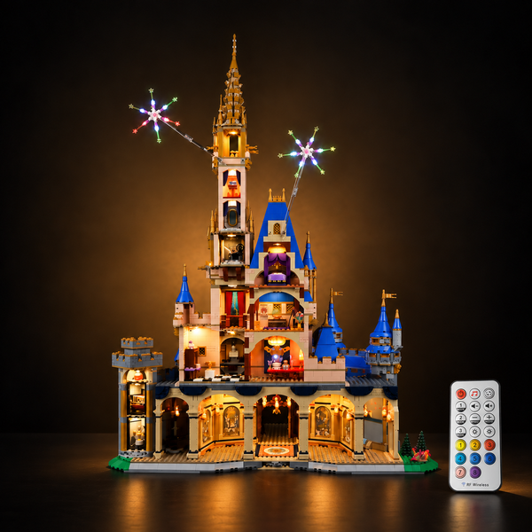 Light Kit Compatible with LEGO® Disney™ Castle Set 43222