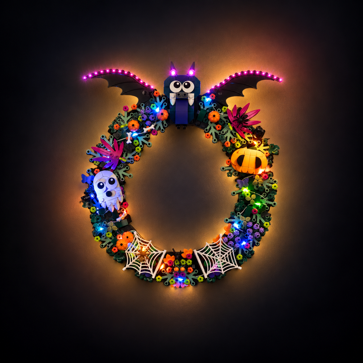 Light Kit Compatible with LEGO® Halloween Wreath Set 40825