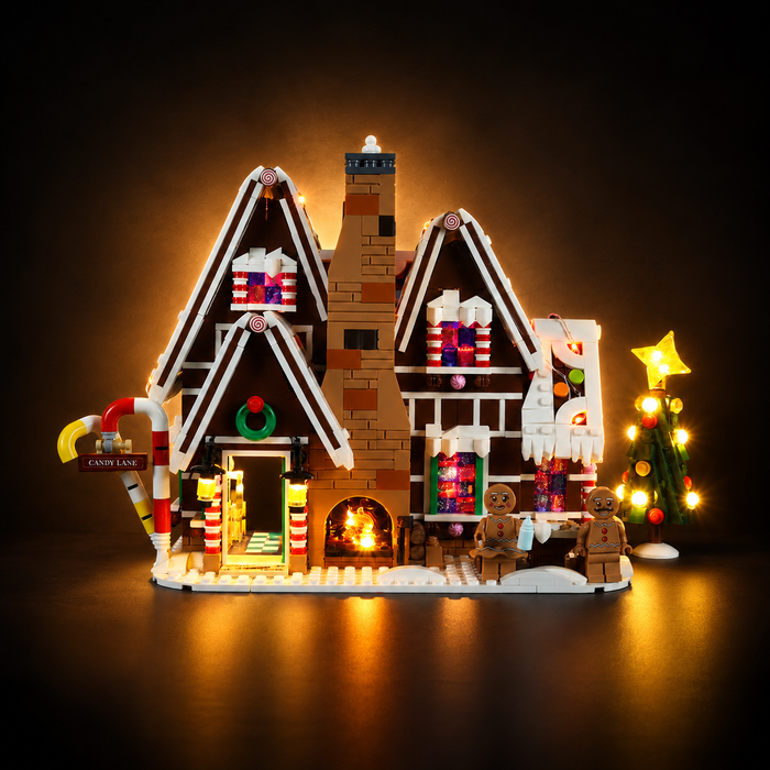 Light Kit Compatible with LEGO® Gingerbread House Set 10267