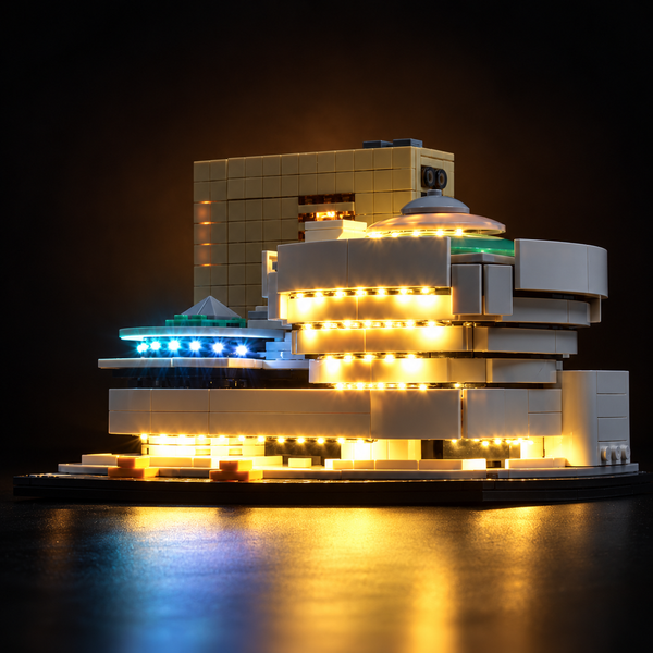 Light Kit Compatible with LEGO® Solomon R. Guggenheim Museum Set 21035