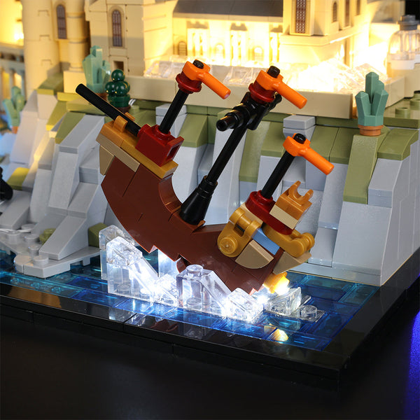 LEGO Hogwarts Castle 76419 LED light kit installation guide