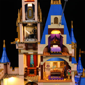 LEGO Disney Castle 43222 LED light kit packaging contents