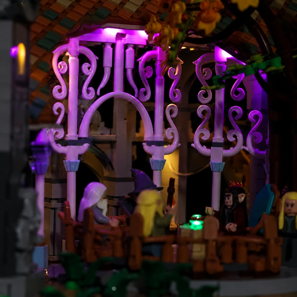 Light Kit Compatible with LEGO® The Lord of the Rings: Rivendell™ Set 10316