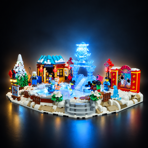 Light Kit Compatible with LEGO® Lunar New Year Ice Festival Set 80109