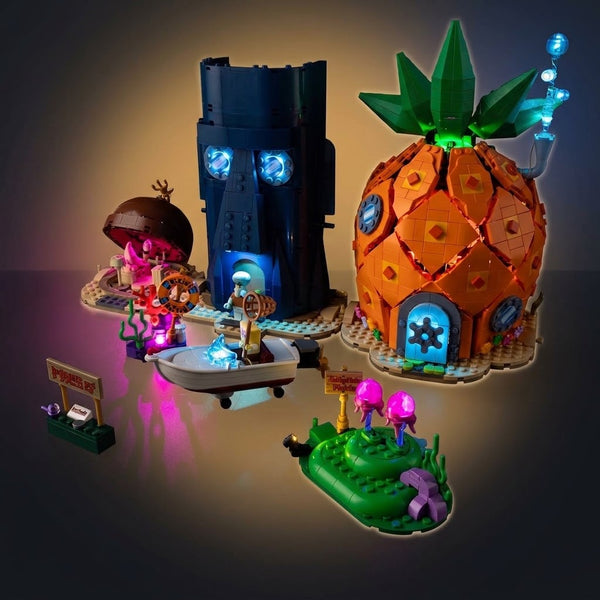 Light Kit Compatible with LEGO® SpongeBob SquarePants: Bikini Bottom Set 11386
