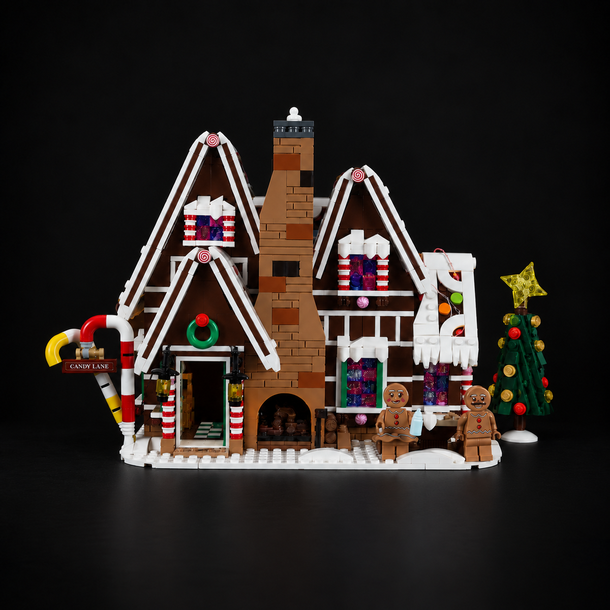 Light Kit Compatible with LEGO® Gingerbread House Set 10267