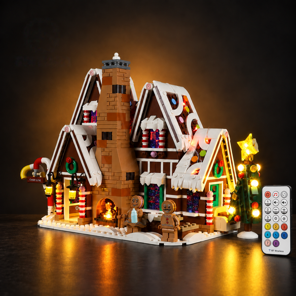 Light Kit Compatible with LEGO® Gingerbread House Set 10267
