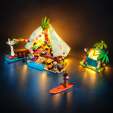 Light Kit Compatible with LEGO® Beach Glamping Set 41700