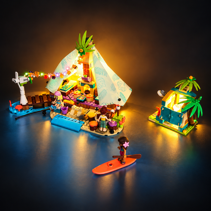 Light Kit Compatible with LEGO® Beach Glamping Set 41700