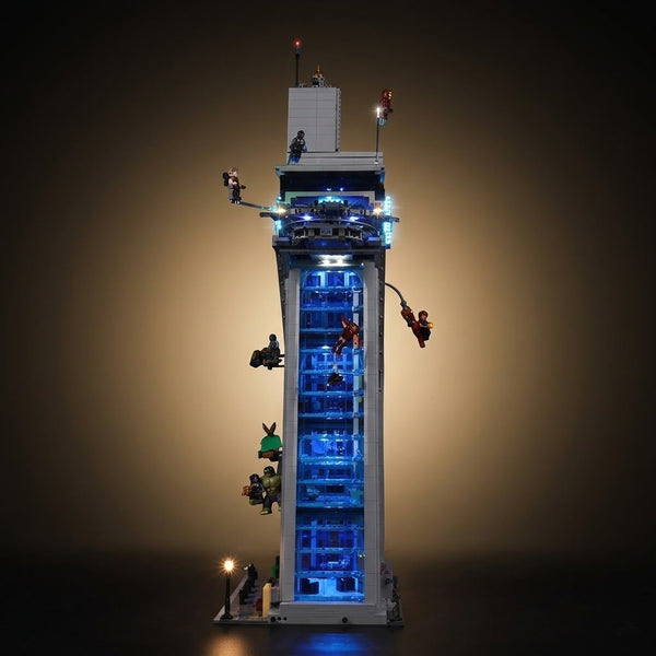 Light Kit Compatible with LEGO® Marvel Avengers™ Tower Set 76269