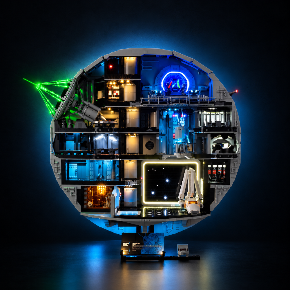 Light Kit Compatible with LEGO® Death Star Set 75419