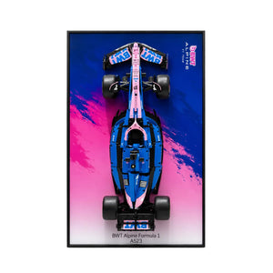 Wall Display Frame for CaDA Alpine Formula 1 A525