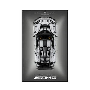 Wall Display Frame for CaDA Mercedes-AMG ONE